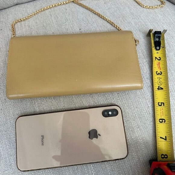 Auth Louis Vuitton LV logo beige crossbody side purse - Picture 8 of 8